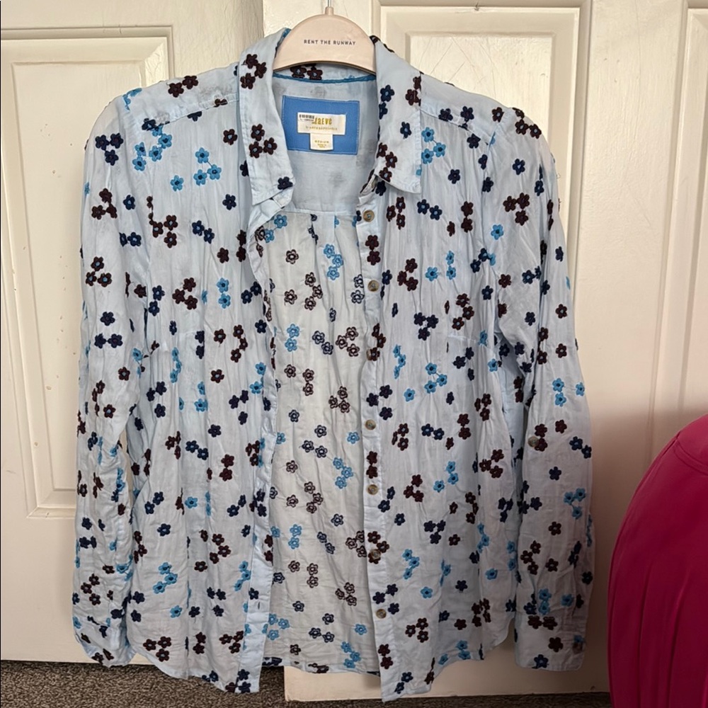 Floral Button-Up Shirt from Anthropologie line, Maeve